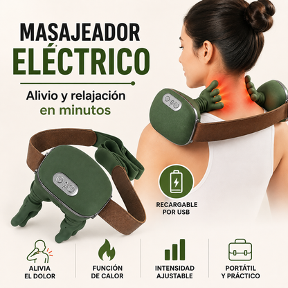 Masajeador Eléctrico Para Cuello y Espalda
