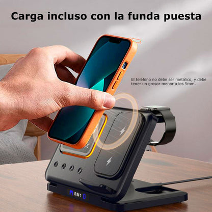 Cargador Inalambrico 5 En 1