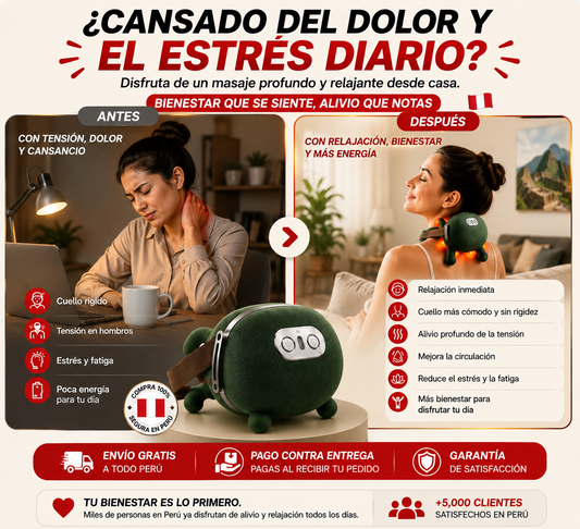 Masajeador Eléctrico Para Cuello y Espalda